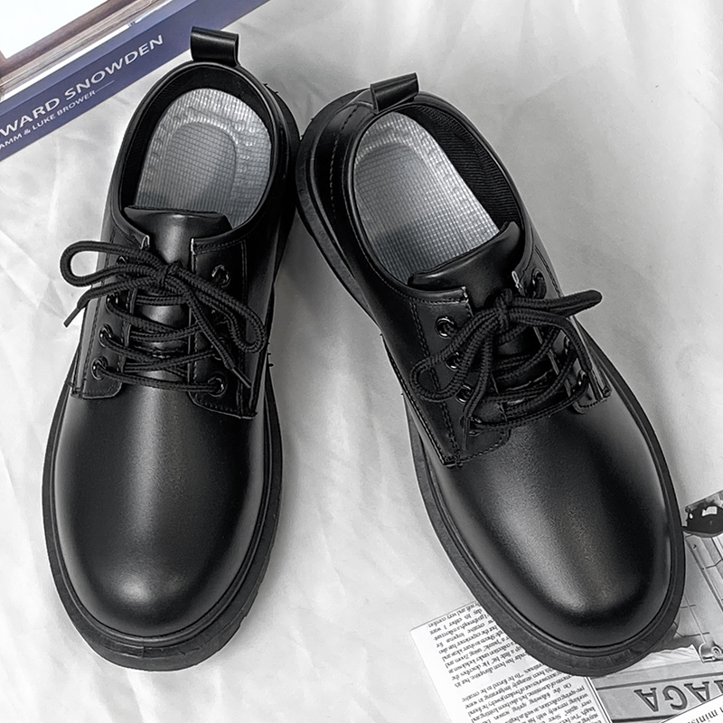 Leather Work Oxfords - Erkek deri ayakkabı rahat konfor dantel