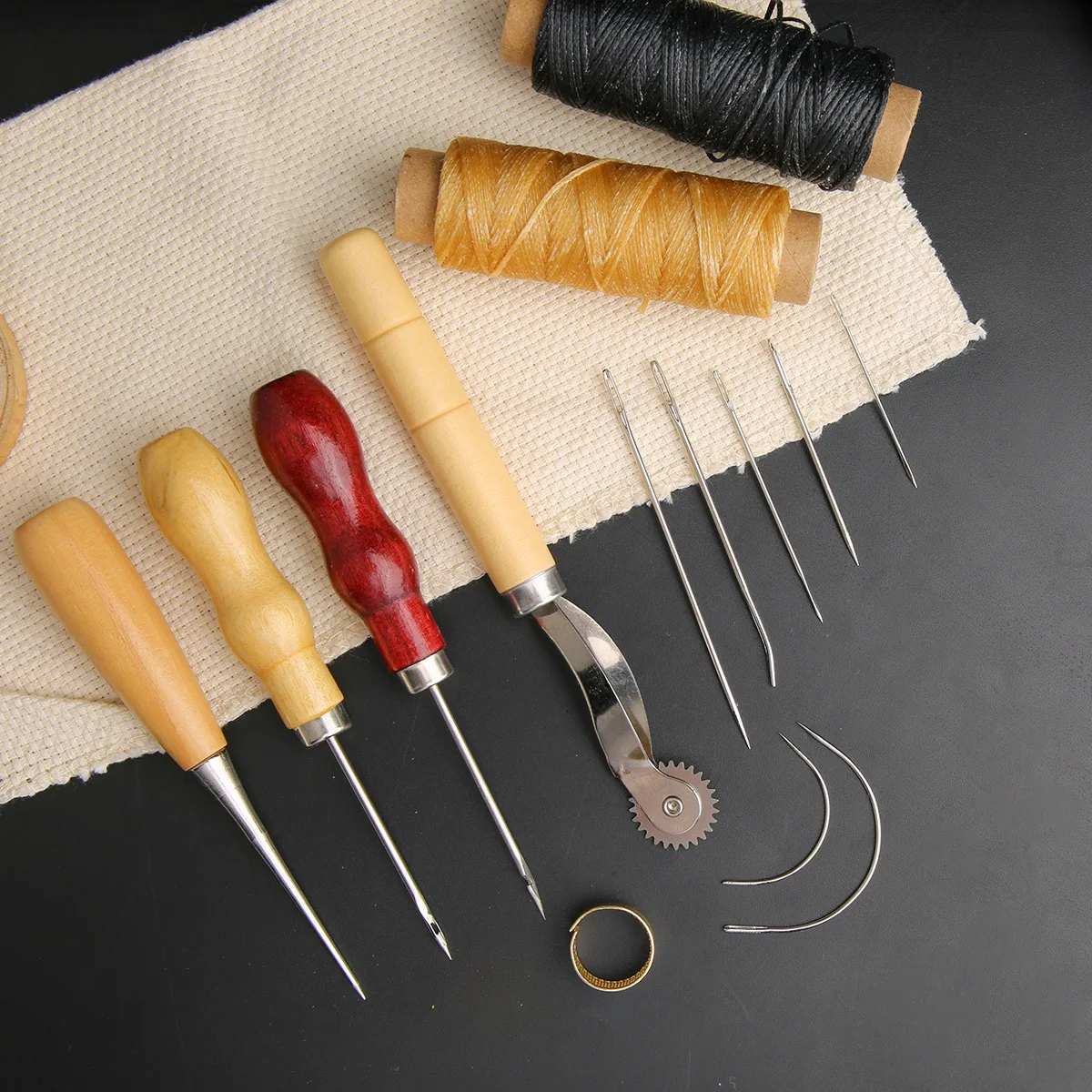 14 adet deri el sanatları diki - Leatherwork Thread incelemesi ve fiyatı