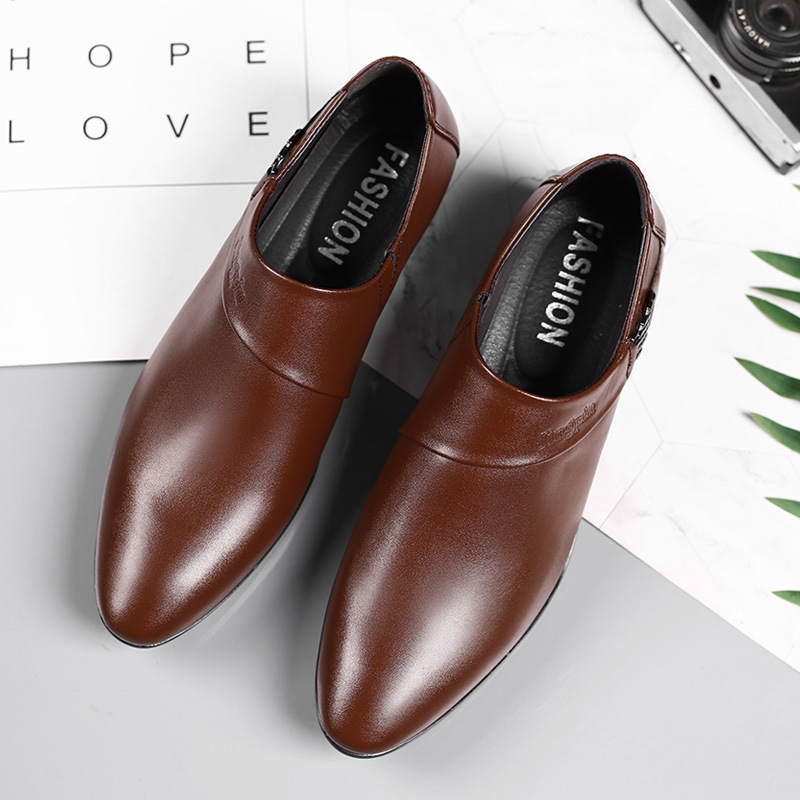 Erkekler PU Deri Ayakkabı Resm - Leather Work Oxfords incelemesi ve fiyatı