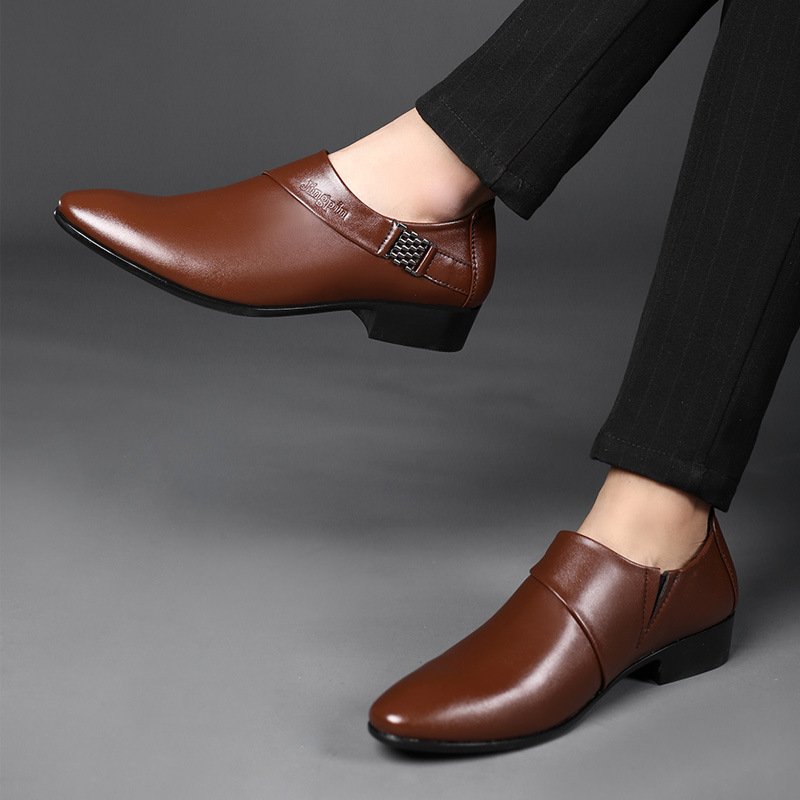 Erkekler PU Deri Ayakkabı Resm - Leather Work Oxfords incelemesi ve fiyatı