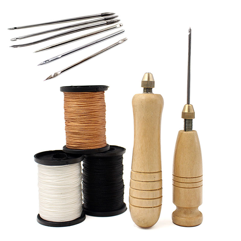 1 Set DIY Deri Dikiş Sivri İğn - Leatherwork Thread incelemesi ve fiyatı