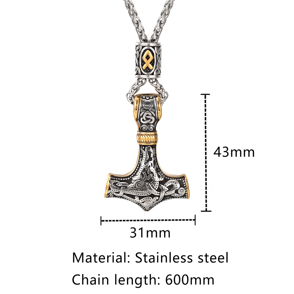 Altın Kaplama İskandinav Runes - Leatherwork Hammer incelemesi ve fiyatı