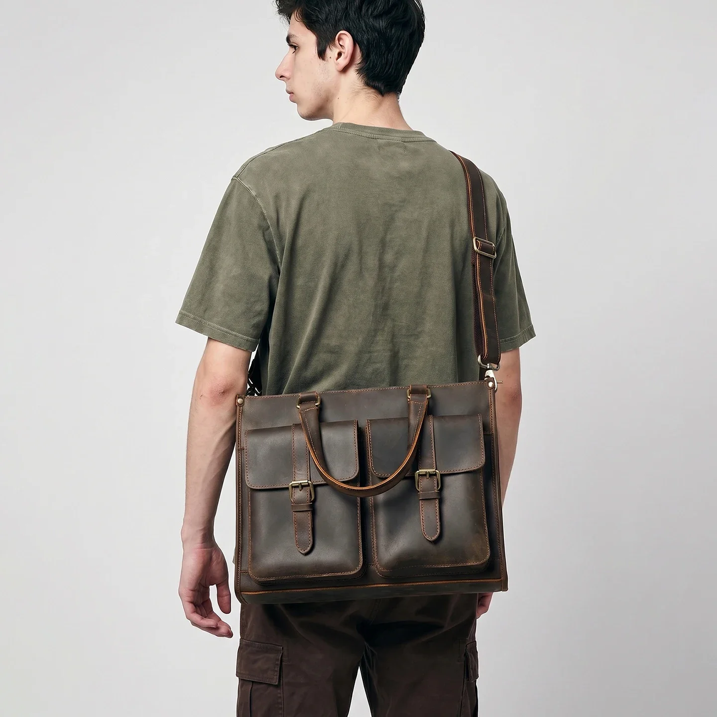 Vintage Hakiki Deri Erkekler İ - Leatherwork Thread incelemesi ve fiyatı