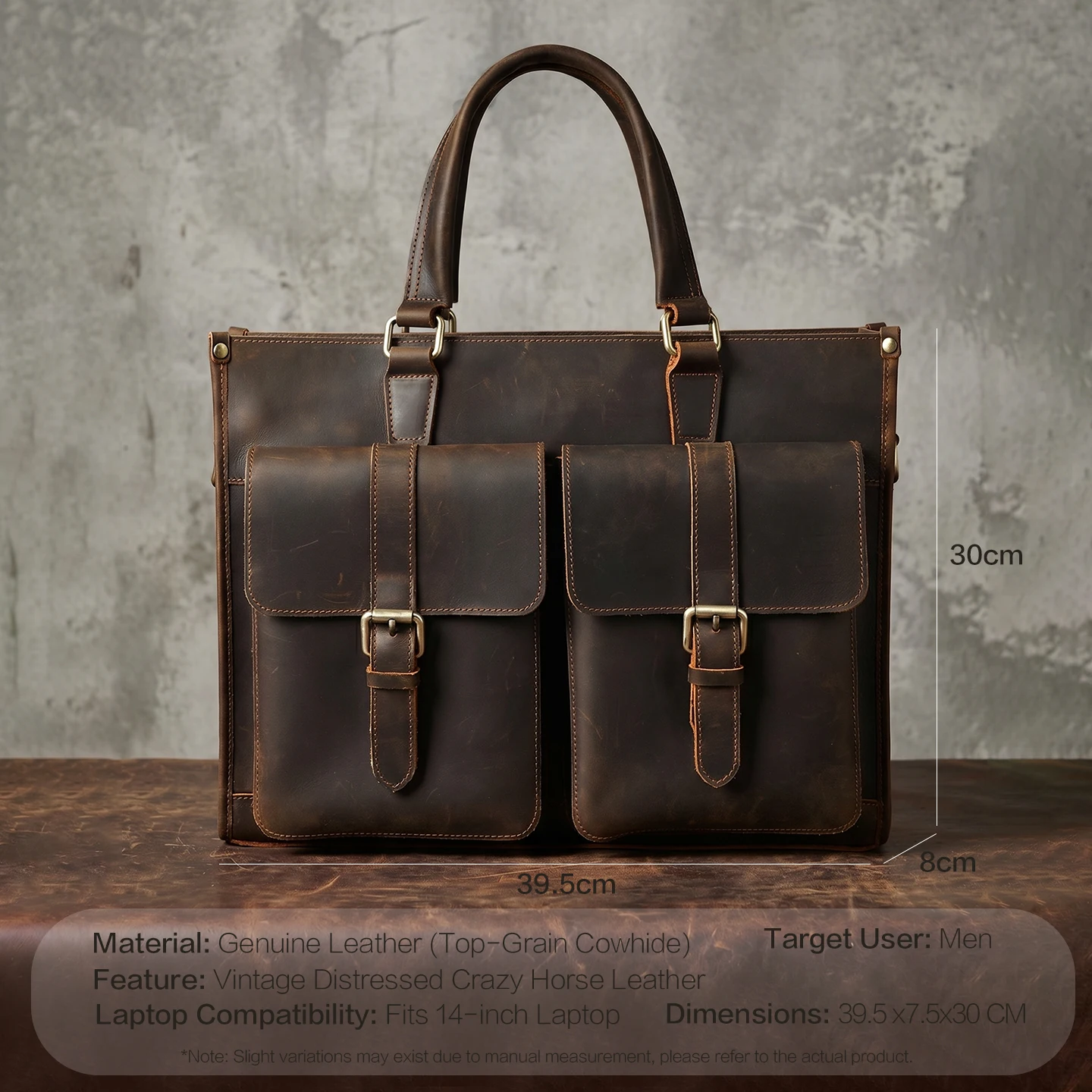 Vintage Hakiki Deri Erkekler İ - Leatherwork Thread incelemesi ve fiyatı