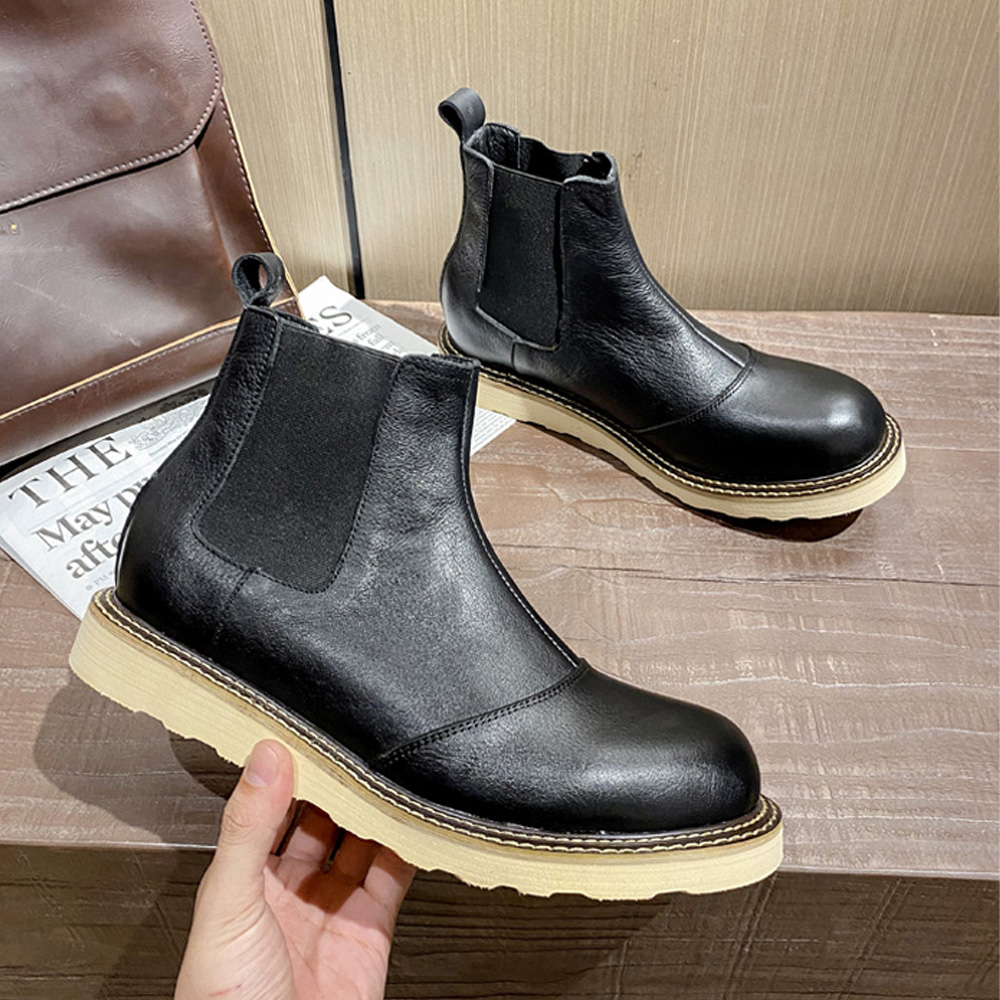 Retro Erkek Hakiki Deri Chelse - Leather Work Oxfords incelemesi ve fiyatı