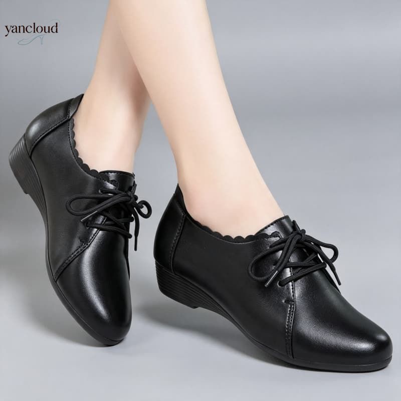 Büyük Beden 35-43 Her Şeyle Uy - Leather Work Oxfords incelemesi ve fiyatı
