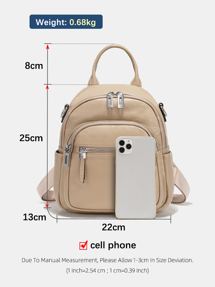 Zency Hakiki Deri Küçük Sırt Ç - Leather Work Womens Backpack incelemesi ve fiyatı