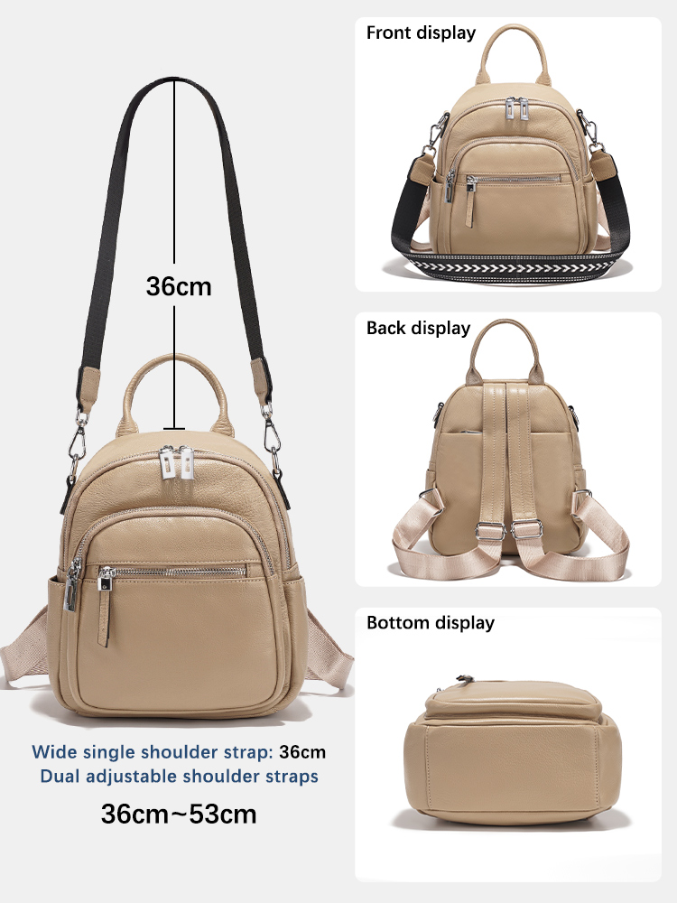 Zency Hakiki Deri Küçük Sırt Ç - Leather Work Womens Backpack incelemesi ve fiyatı