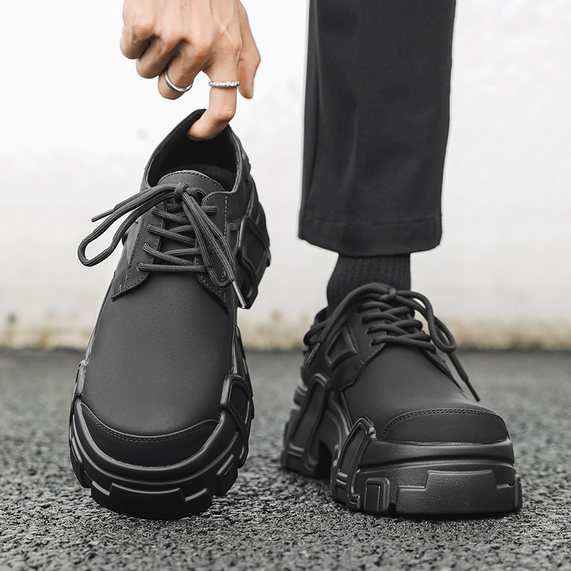 Erkekler platformu için deri a - Leather Work Oxfords incelemesi ve fiyatı