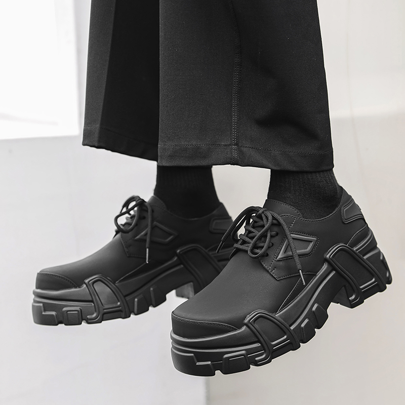 Erkekler platformu için deri a - Leather Work Oxfords incelemesi ve fiyatı