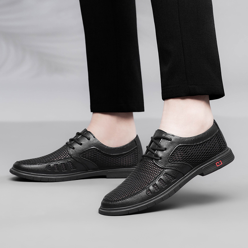 Yeni Yaz Iş erkek Elbise Ayakk - Leather Work Oxfords incelemesi ve fiyatı