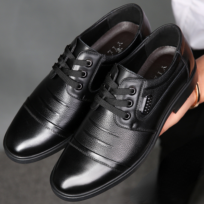 Kış erkekler hakiki deri resmi - Leather Work Oxfords incelemesi ve fiyatı