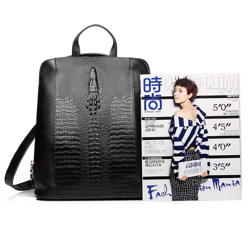 Zency Kadın Timsah Derisi Sırt - Leather Work Womens Backpack incelemesi ve fiyatı