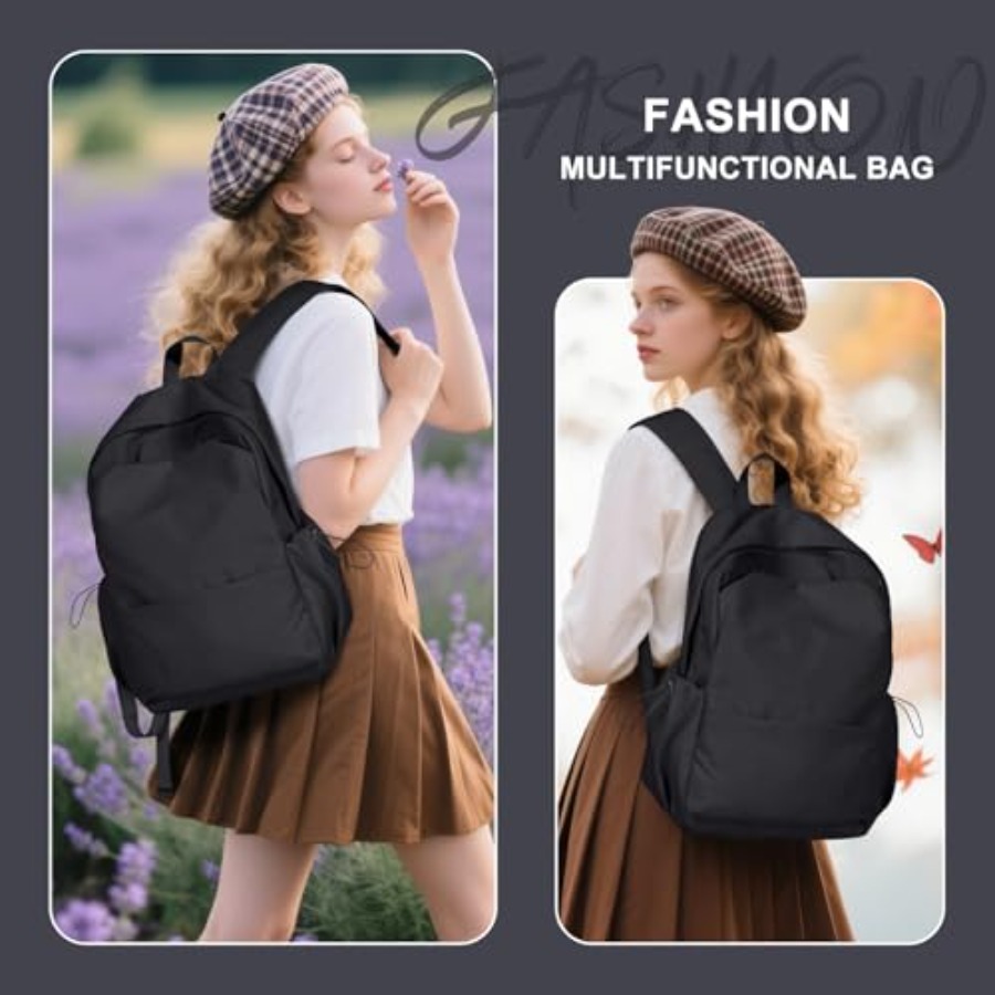 Kadınlar için Siyah Sırt Çanta - Leather Work Womens Backpack incelemesi ve fiyatı